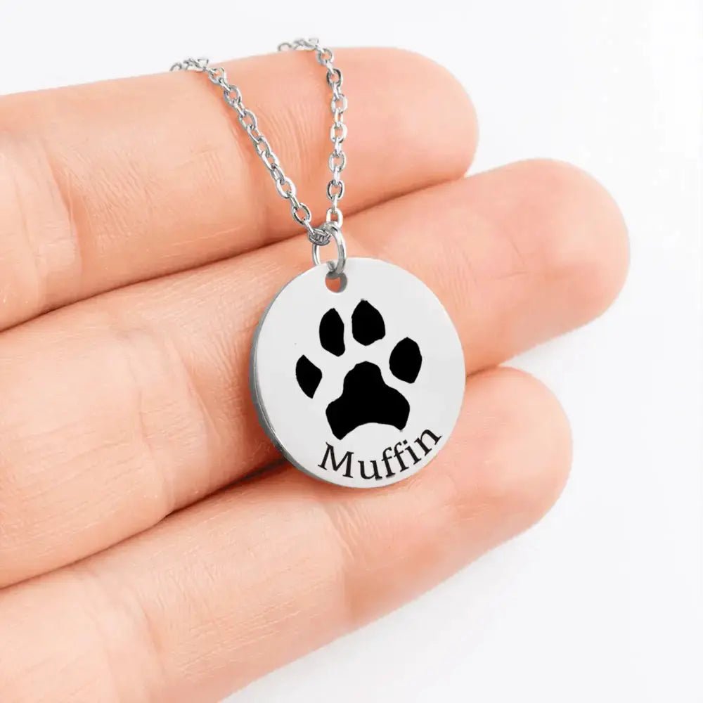 Paw Print Necklace - FloofChonk