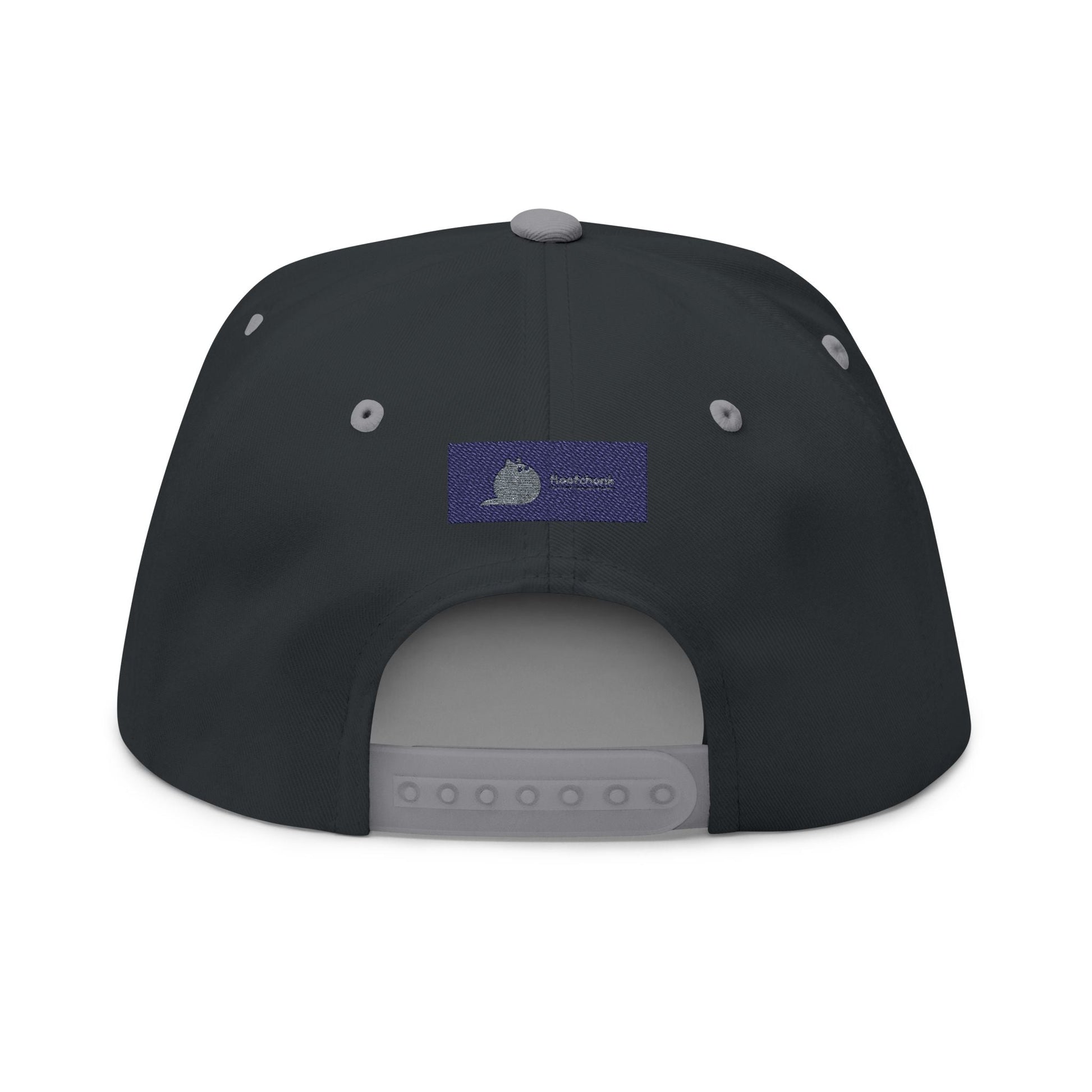 Paws Off My Rights Flat Bill Cap — Embroidered Cat Paw Freedom Hat - FloofChonk