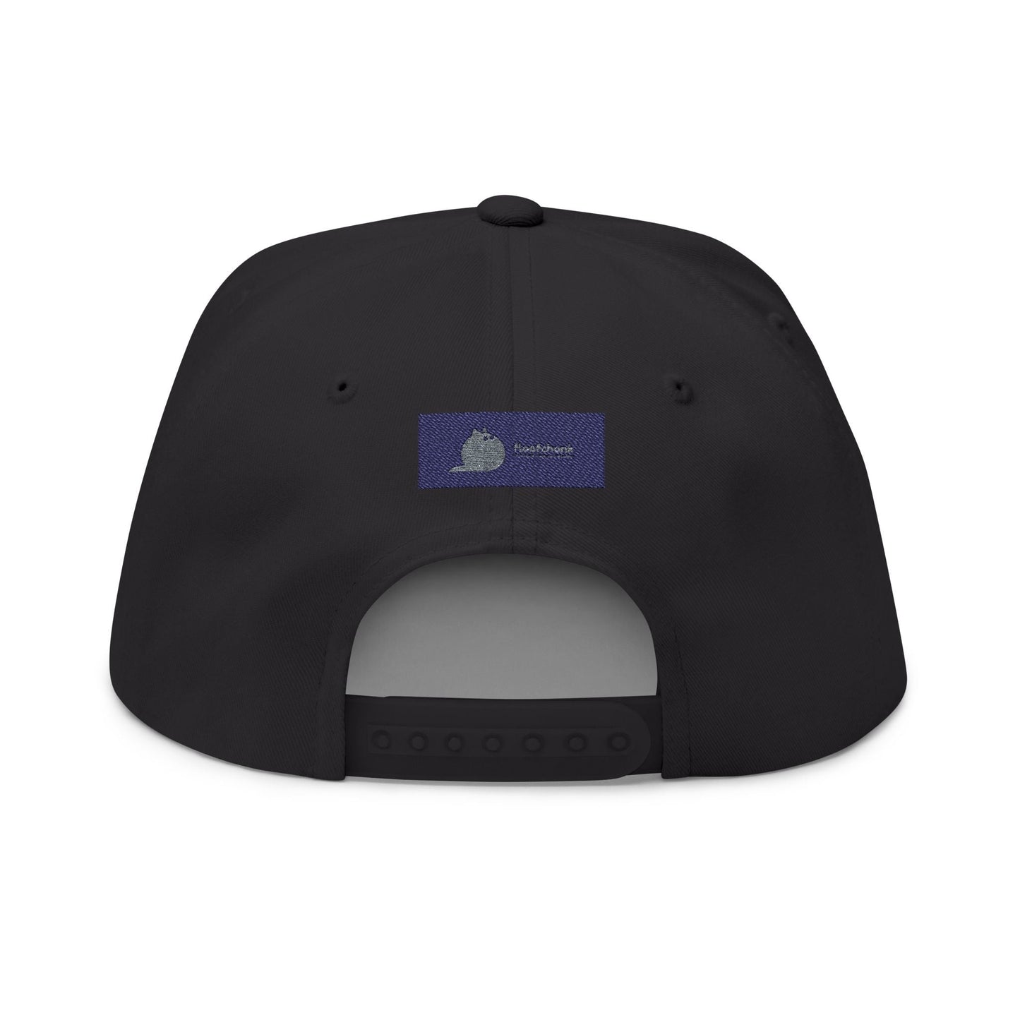 Paws Off My Rights Flat Bill Cap — Embroidered Dog Paw Freedom Hat - FloofChonk