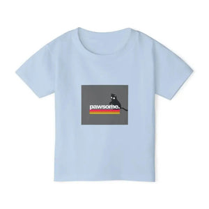 Pawsome Toddler T-shirt - Cute Cat Graphic Tee for Kids - FloofChonk