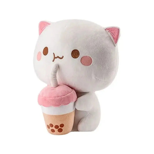 Peach Cat Plush 30cm Cat Doll - FloofChonk