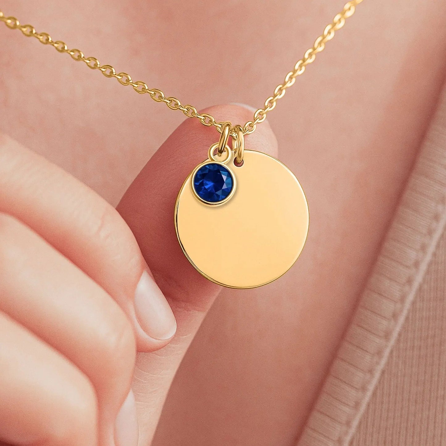 Personalized Birthstone Necklace - FloofChonk