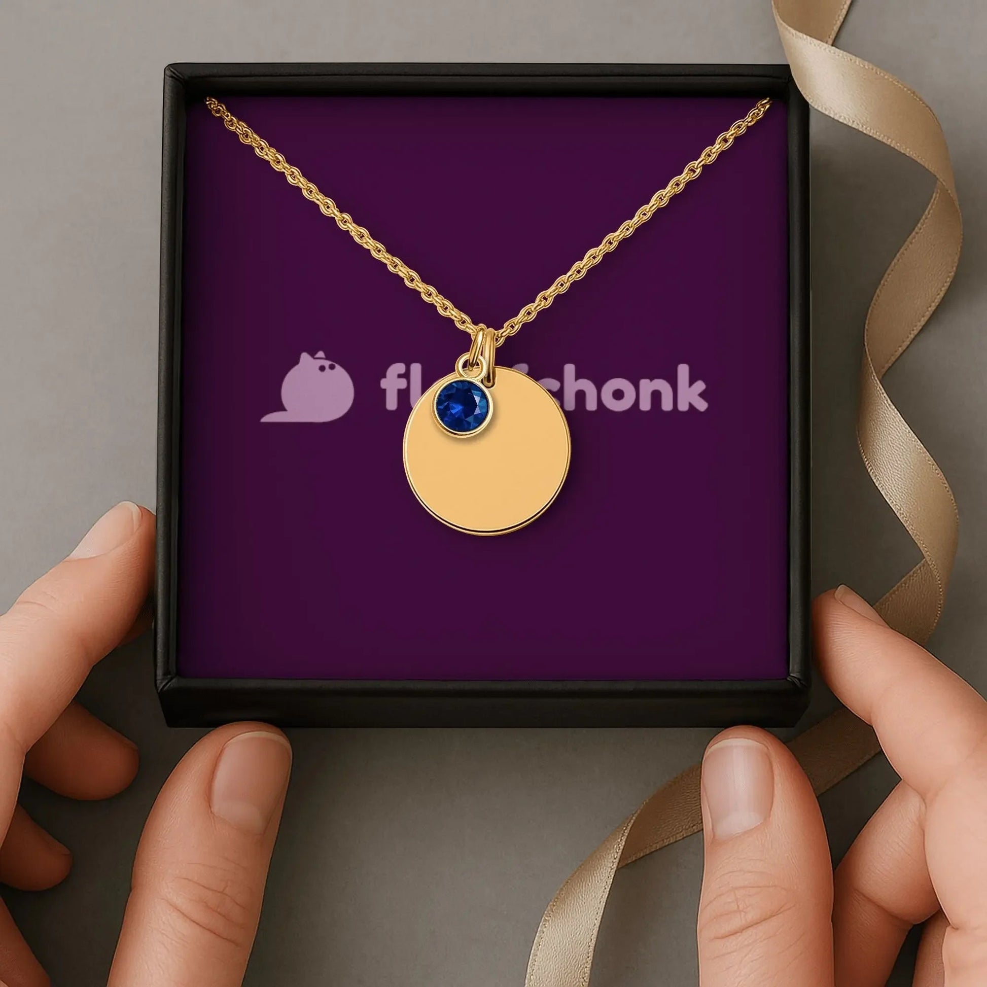 Personalized Birthstone Necklace - FloofChonk