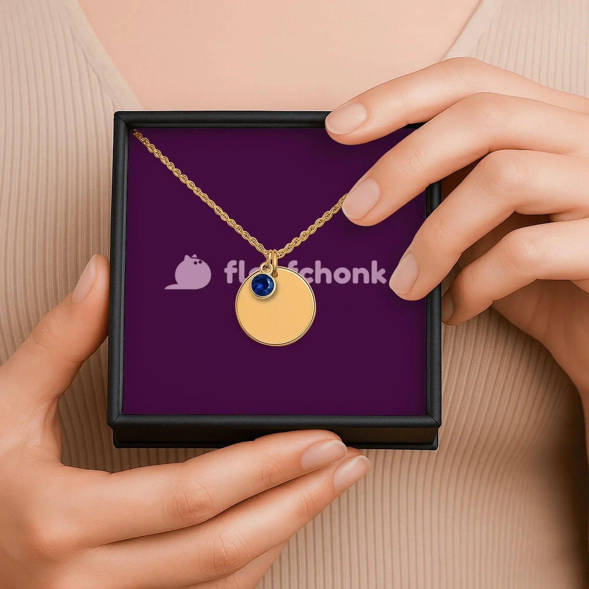 Personalized Birthstone Necklace - FloofChonk
