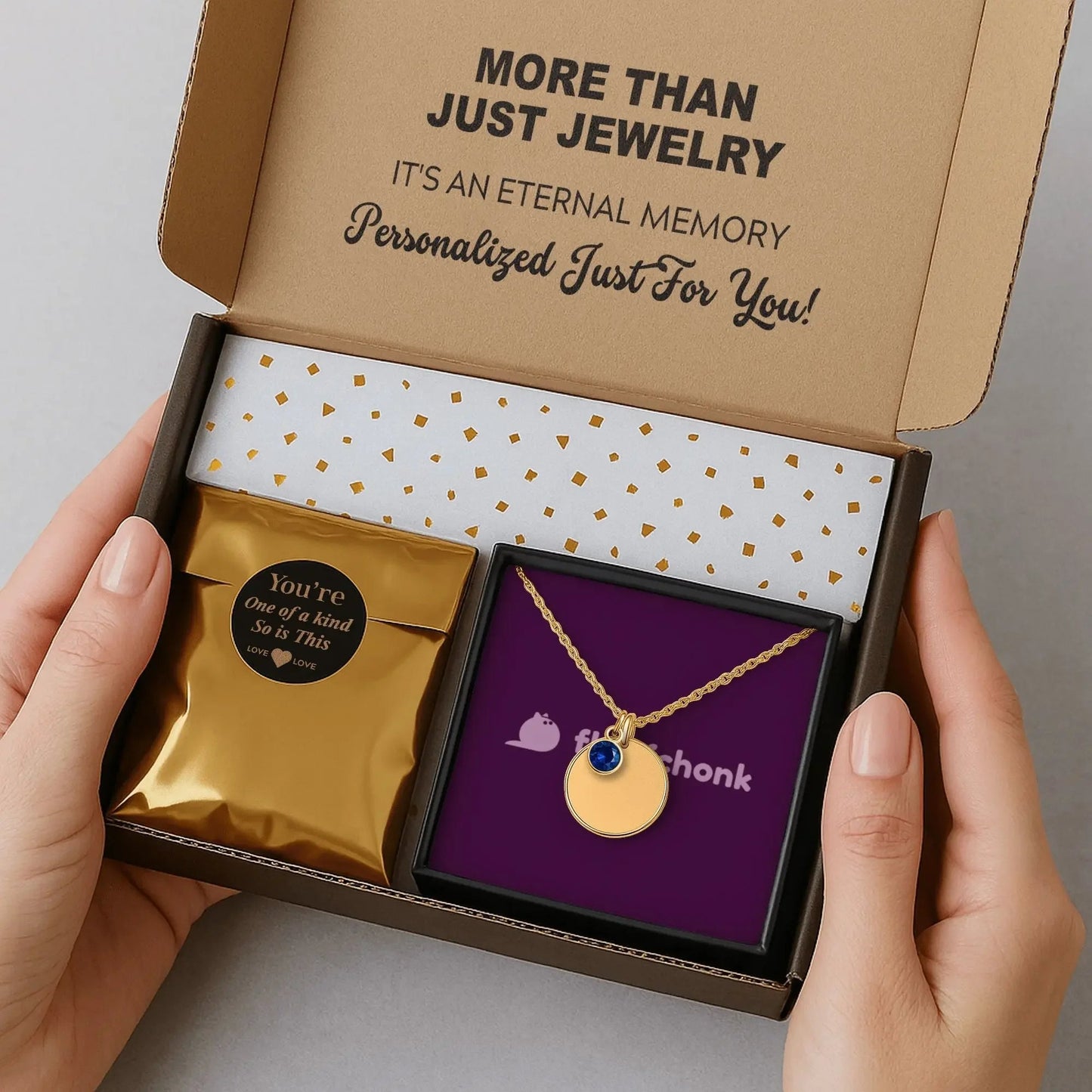 Personalized Birthstone Necklace - FloofChonk