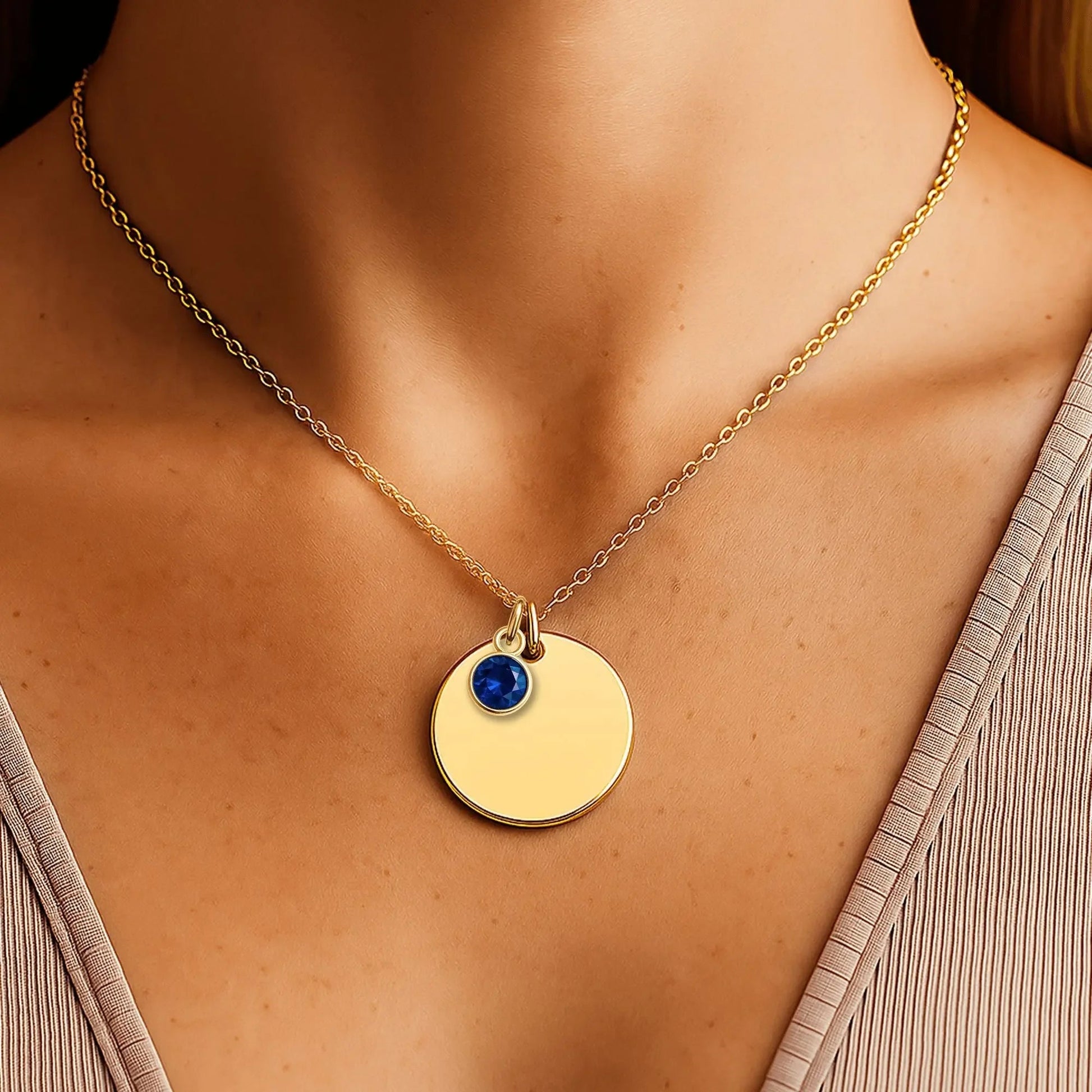 Personalized Birthstone Necklace - FloofChonk