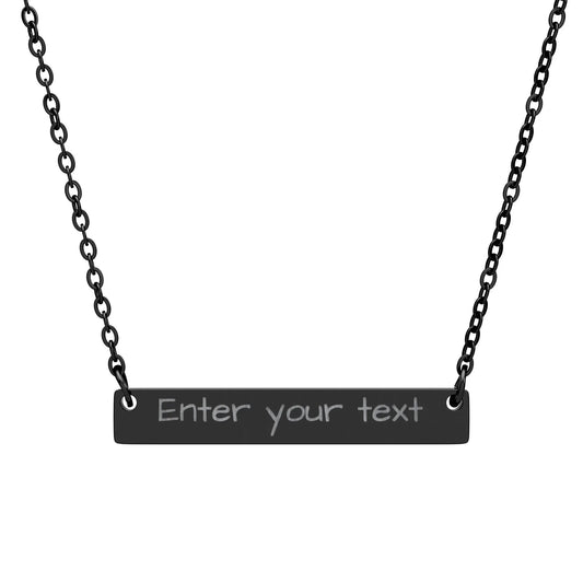 Personalized Engraved Necklace - FloofChonk