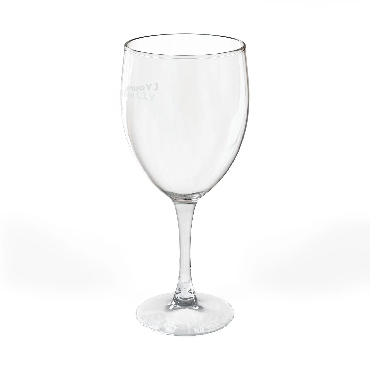 Personalized Engraved Wine Glass — Custom Name & Year, 10.5 oz - FloofChonk