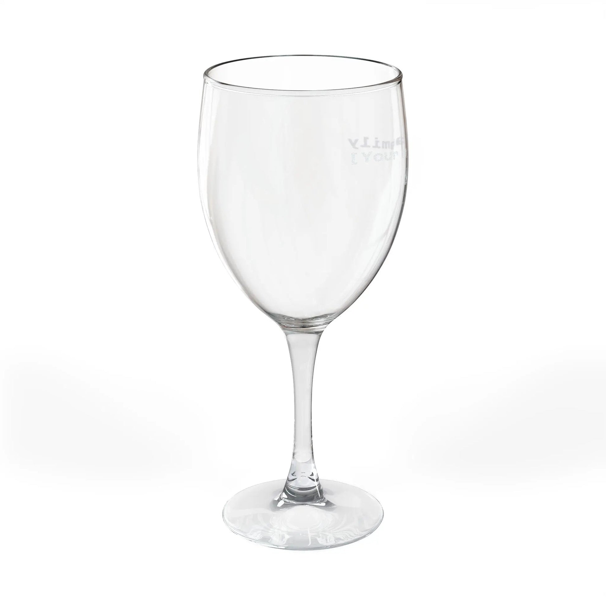 Personalized Engraved Wine Glass — Custom Name & Year, 10.5 oz - FloofChonk