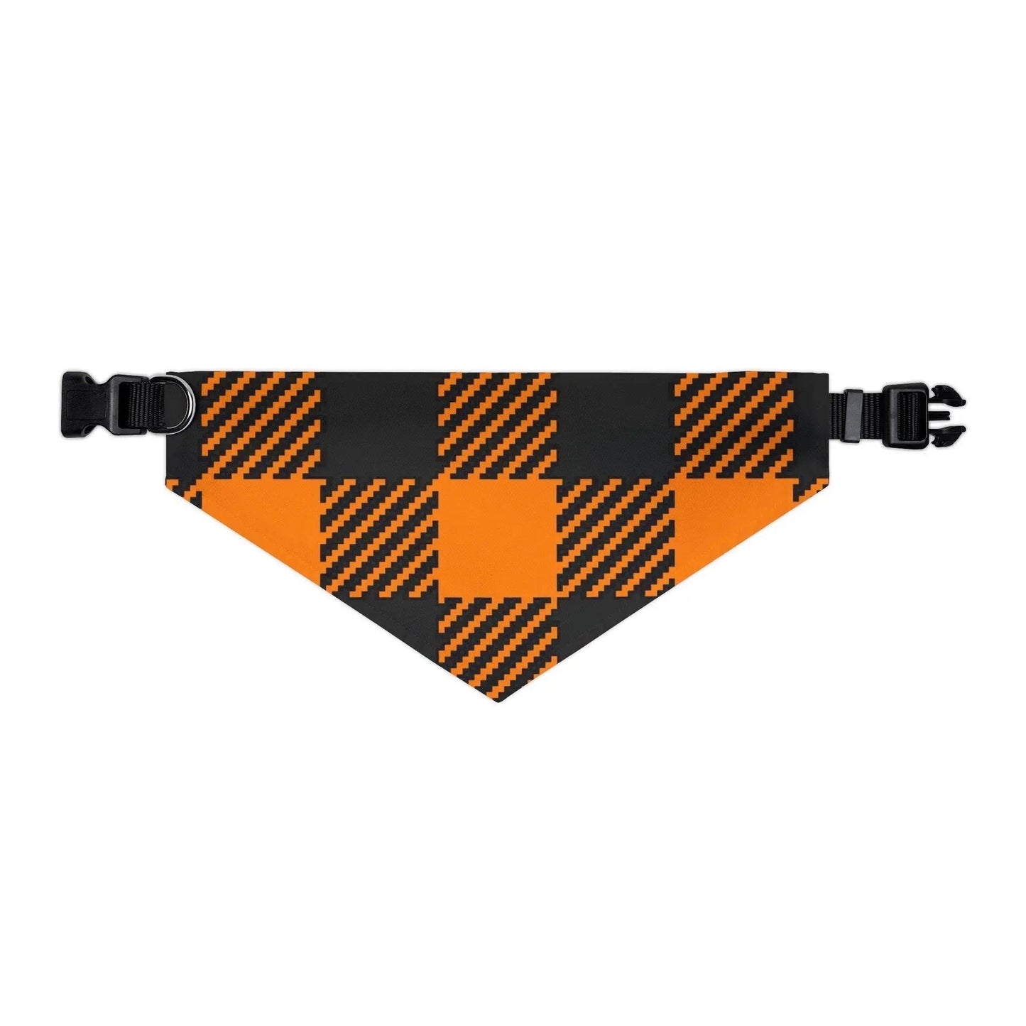 Pet Bandana Collar - Halloween Plaid Style - FloofChonk