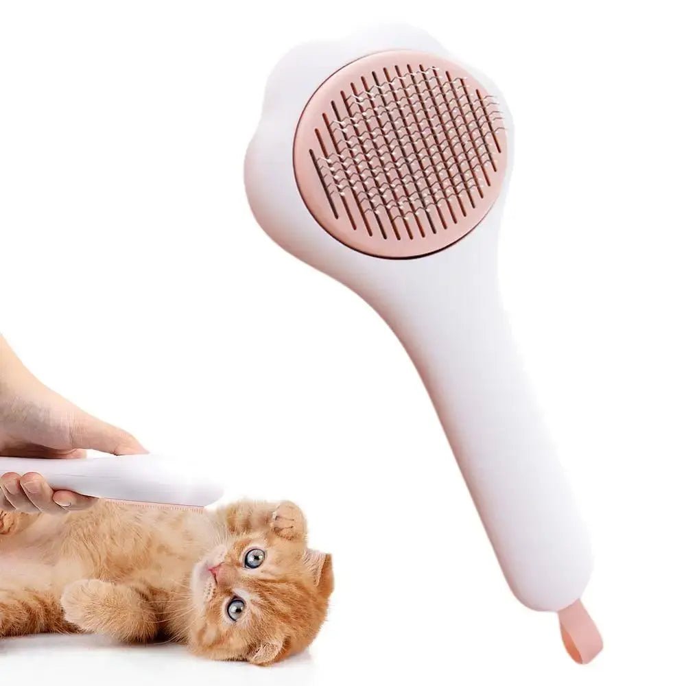 Pet Brush For Cats With Release Button - FloofChonk