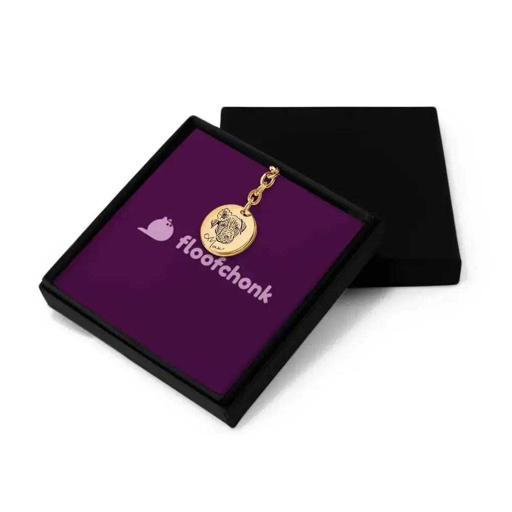 Pet Portrait Keychain - FloofChonk