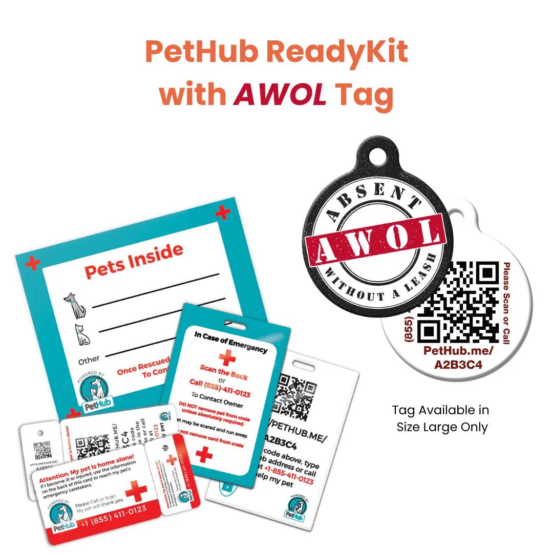 PetHub QR Pet ID Comprehensive ReadyKit – Complete Emergency Kit - FloofChonk