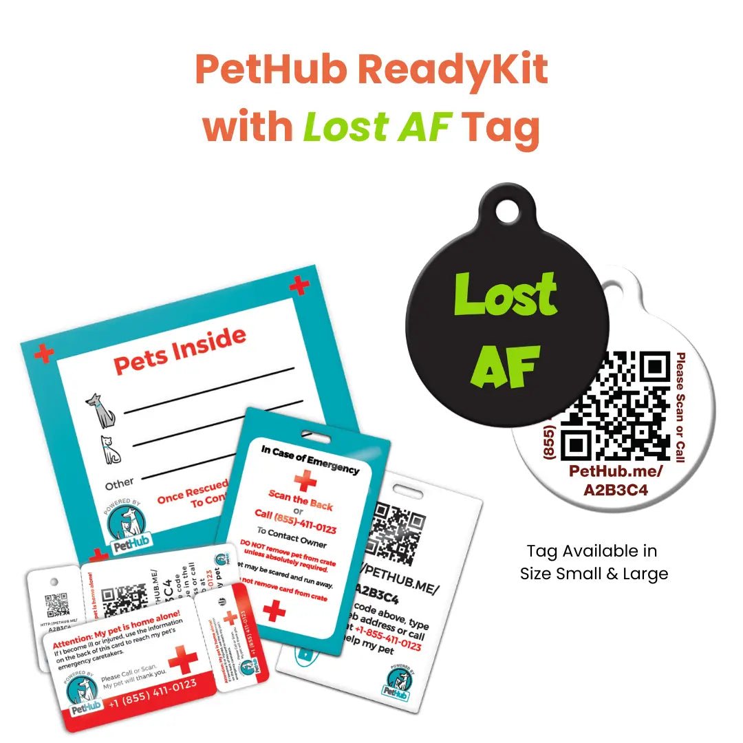 PetHub QR Pet ID Comprehensive ReadyKit – Complete Emergency Kit - FloofChonk