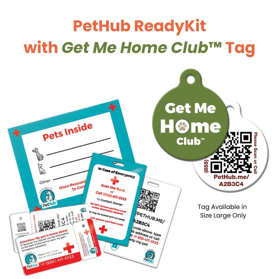 PetHub QR Pet ID Comprehensive ReadyKit – Complete Emergency Kit - FloofChonk