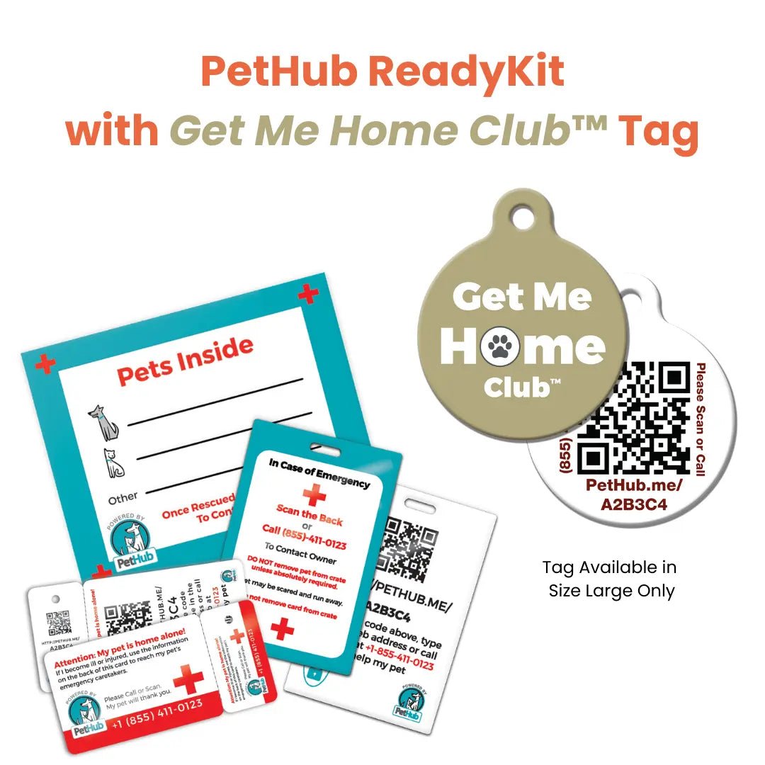 PetHub QR Pet ID Comprehensive ReadyKit – Complete Emergency Kit - FloofChonk