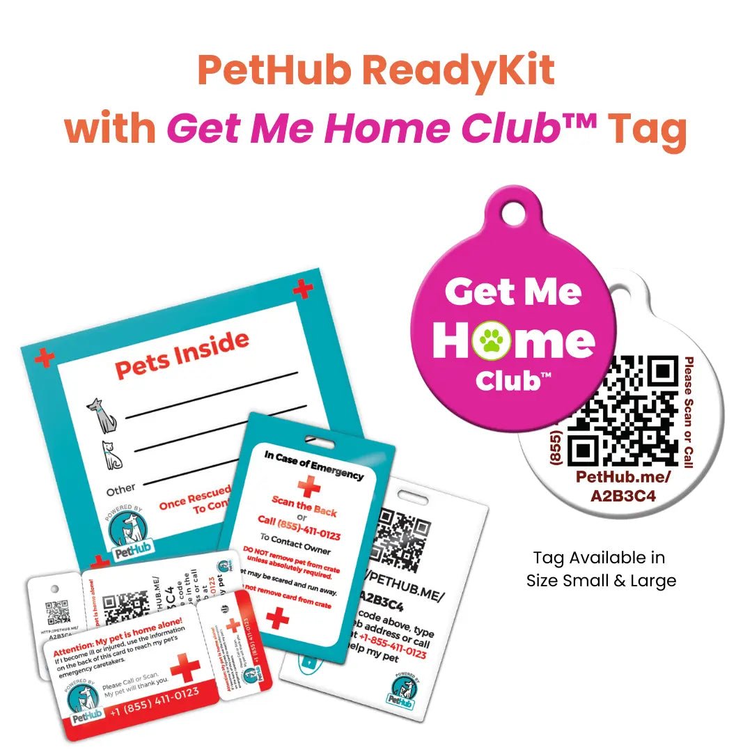 PetHub QR Pet ID Comprehensive ReadyKit – Complete Emergency Kit - FloofChonk