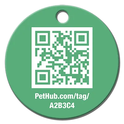 PetHub QR Pet ID Tag – Classic Aluminum - FloofChonk