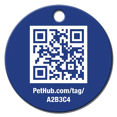 PetHub QR Pet ID Tag – Classic Aluminum - FloofChonk