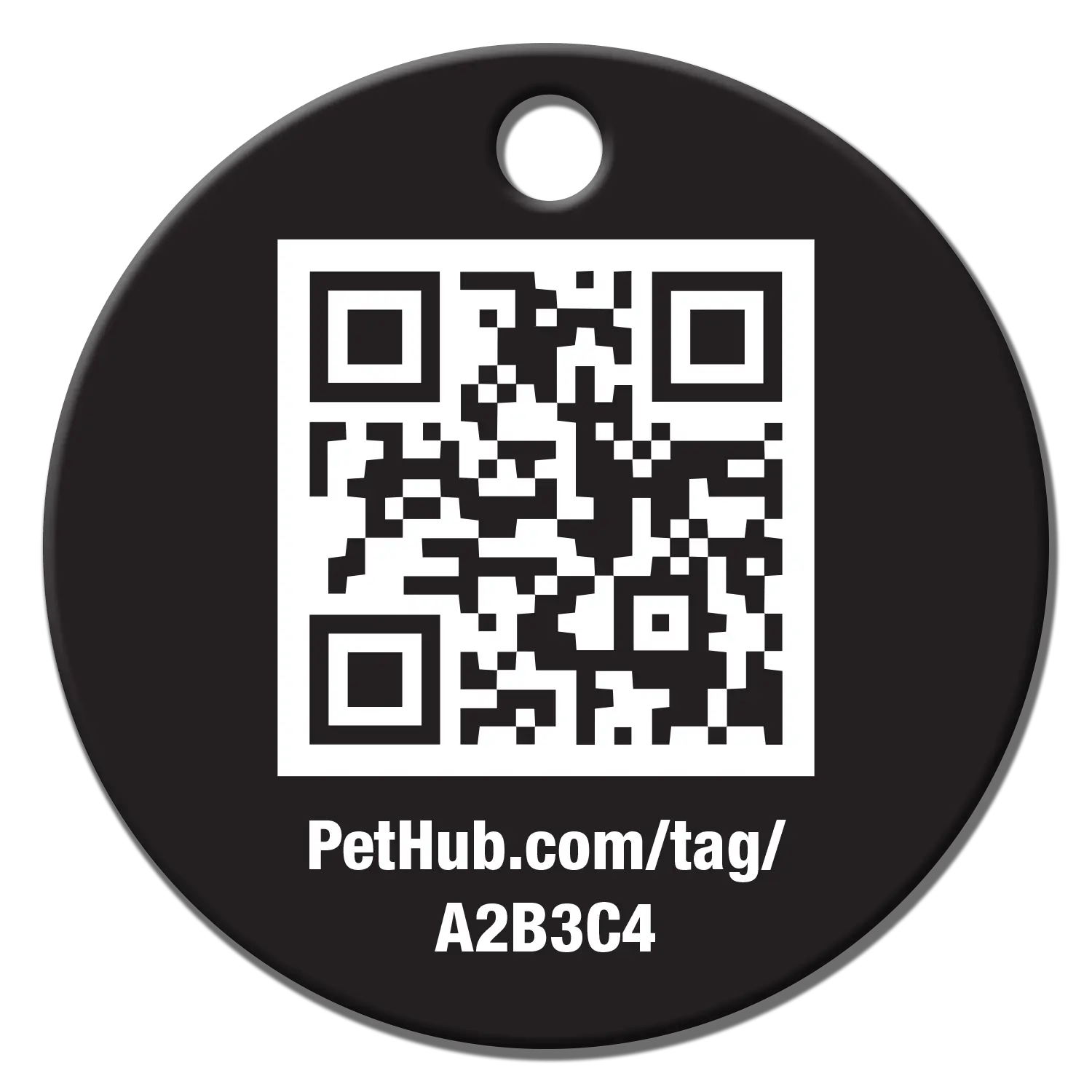 PetHub QR Pet ID Tag – Classic Aluminum - FloofChonk