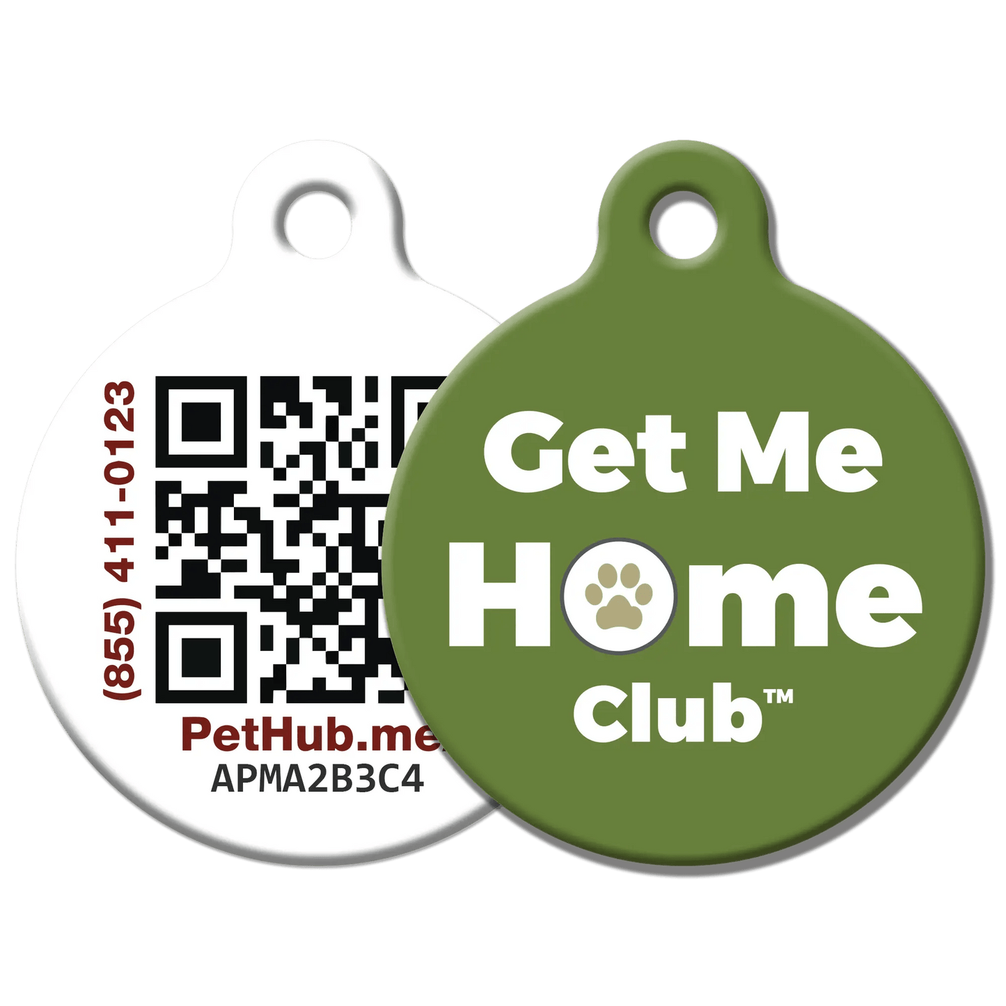 PetHub QR Pet ID Tag – Get Me Home Club - FloofChonk