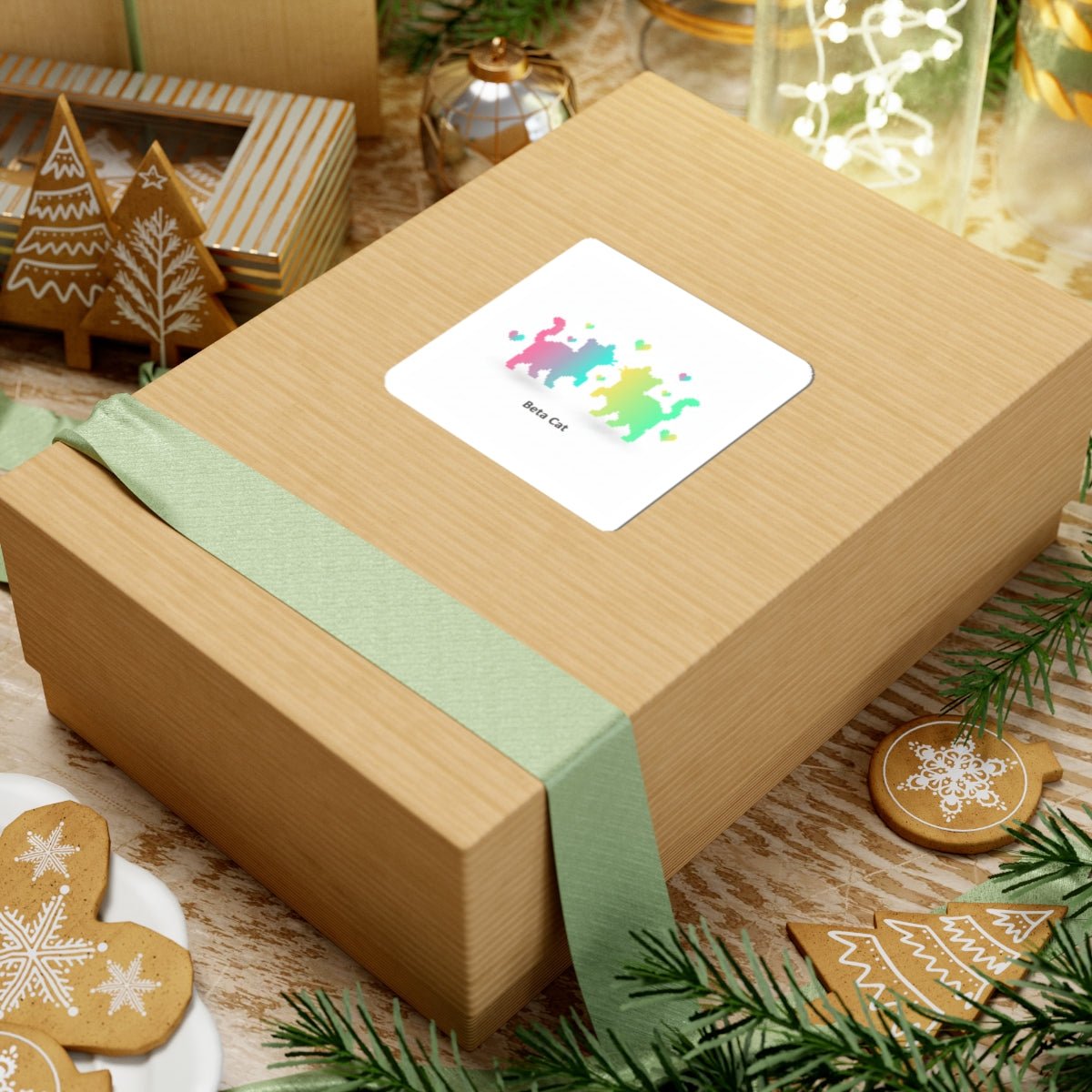 Pixel Pet Beta Cat Sticker | pixel pet nostalgia, 8 - bit device - FloofChonk