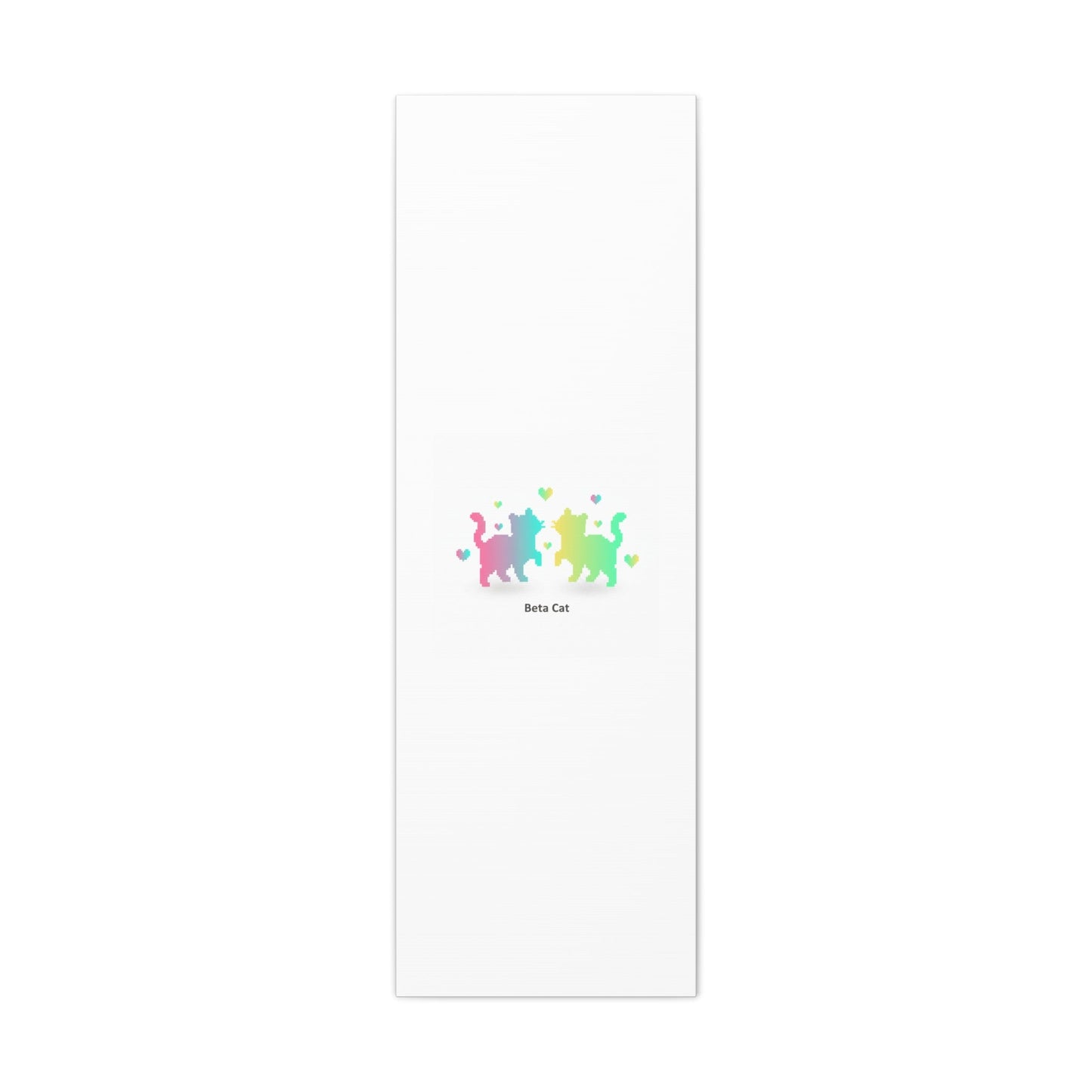 Pixel Pet Cats Canvas | Pixel Pet Nostalgia, 8 - bit Device Aesthetic - FloofChonk