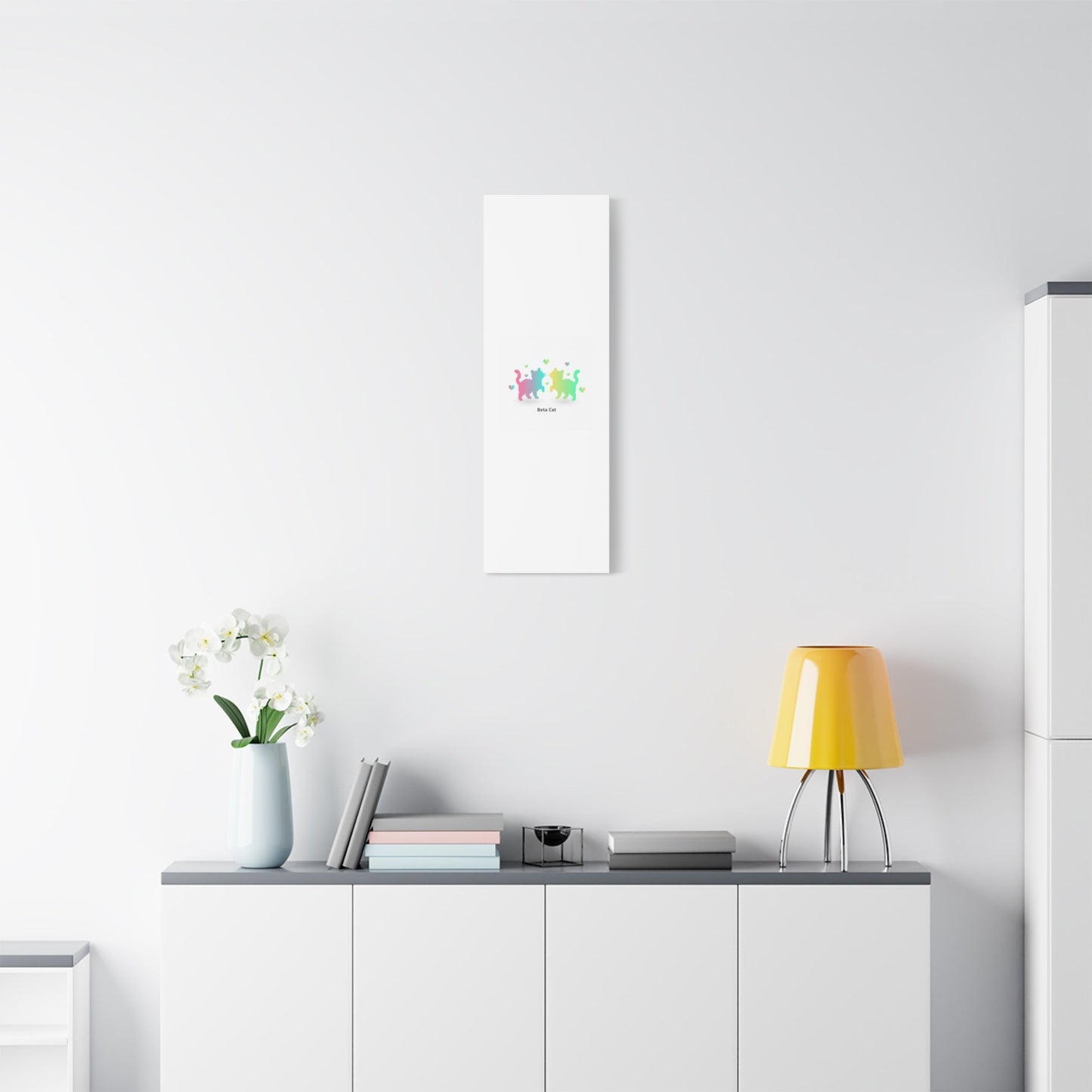 Pixel Pet Cats Canvas | Pixel Pet Nostalgia, 8 - bit Device Aesthetic - FloofChonk