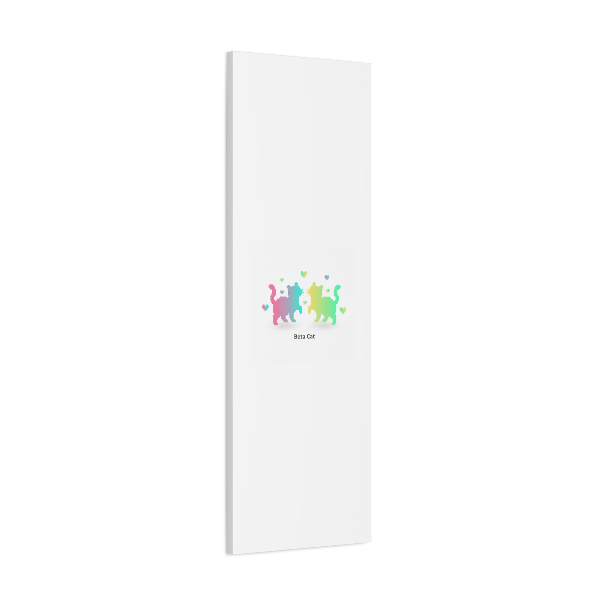 Pixel Pet Cats Canvas | Pixel Pet Nostalgia, 8 - bit Device Aesthetic - FloofChonk