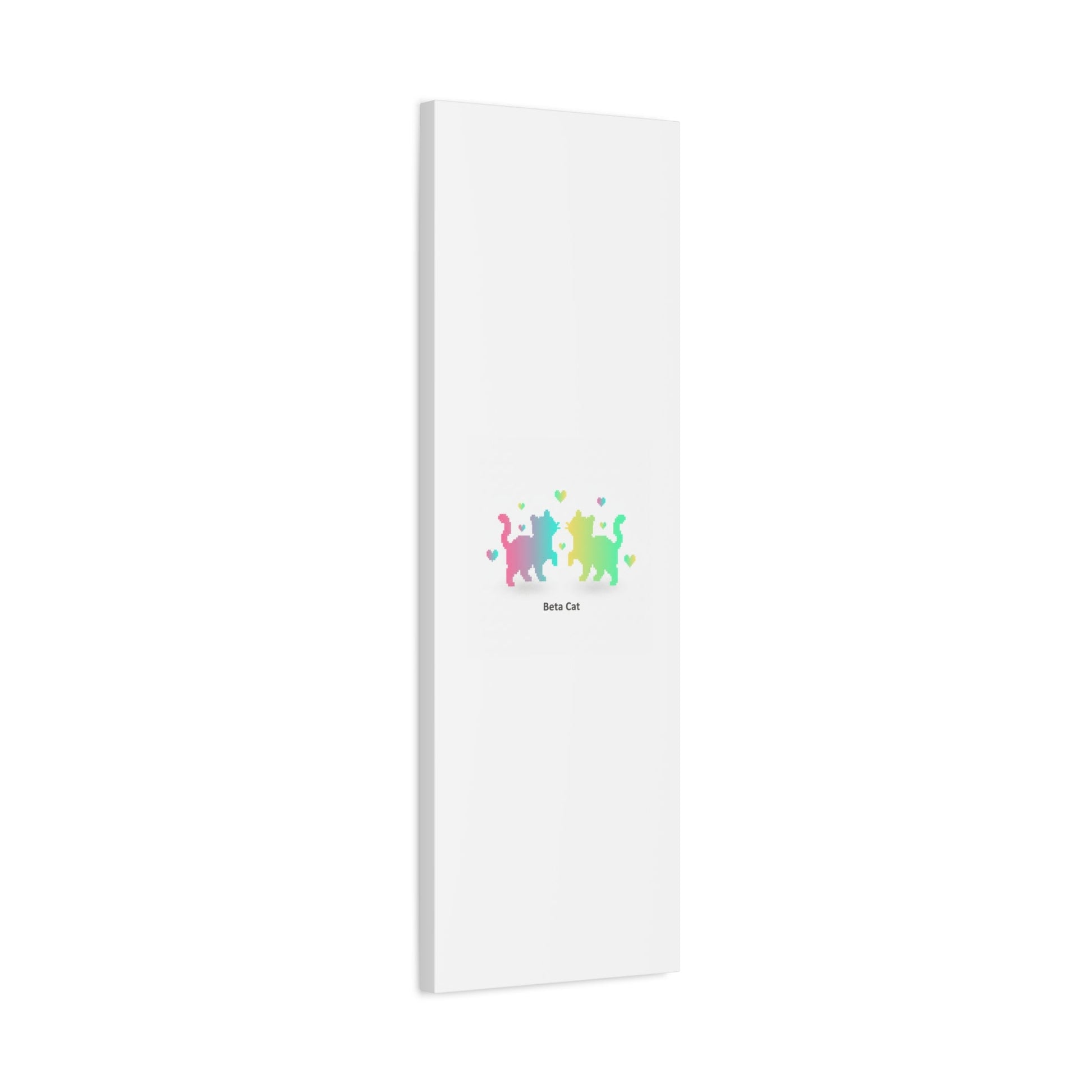 Pixel Pet Cats Canvas | Pixel Pet Nostalgia, 8 - bit Device Aesthetic - FloofChonk