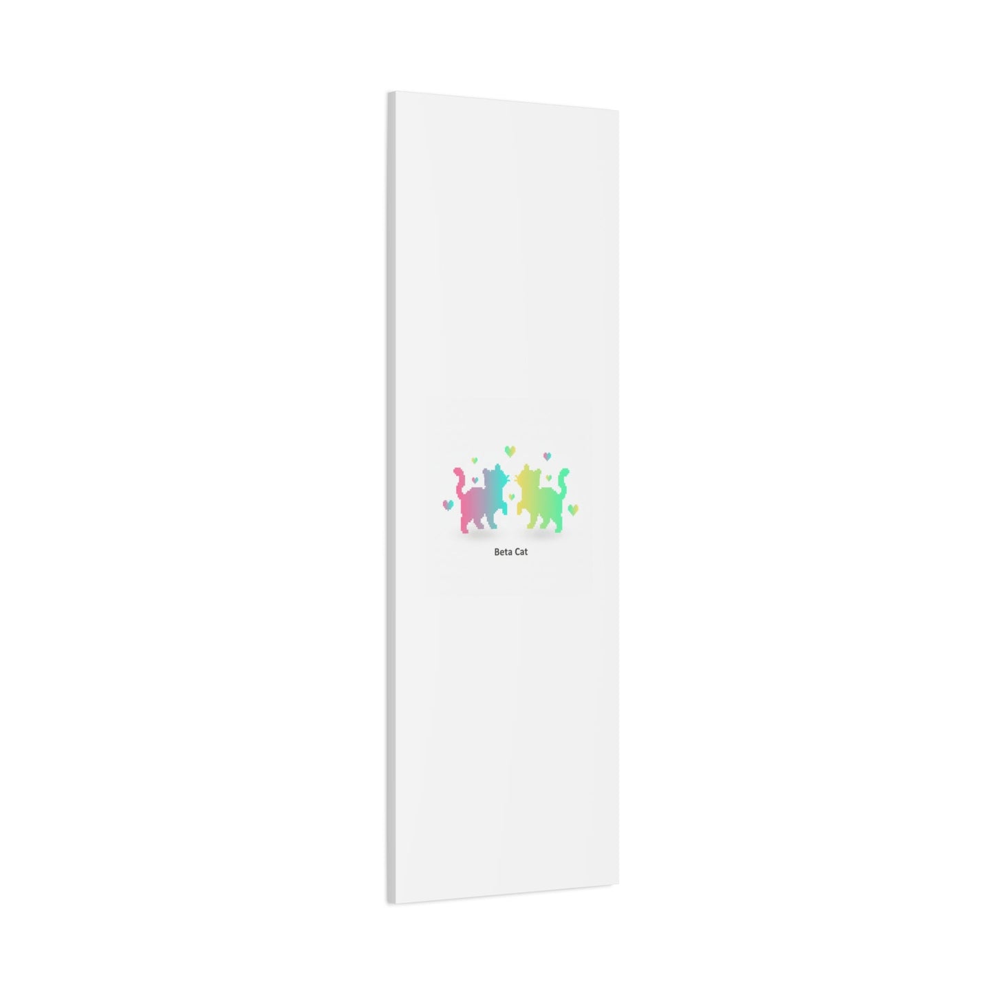 Pixel Pet Cats Canvas | Pixel Pet Nostalgia, 8 - bit Device Aesthetic - FloofChonk