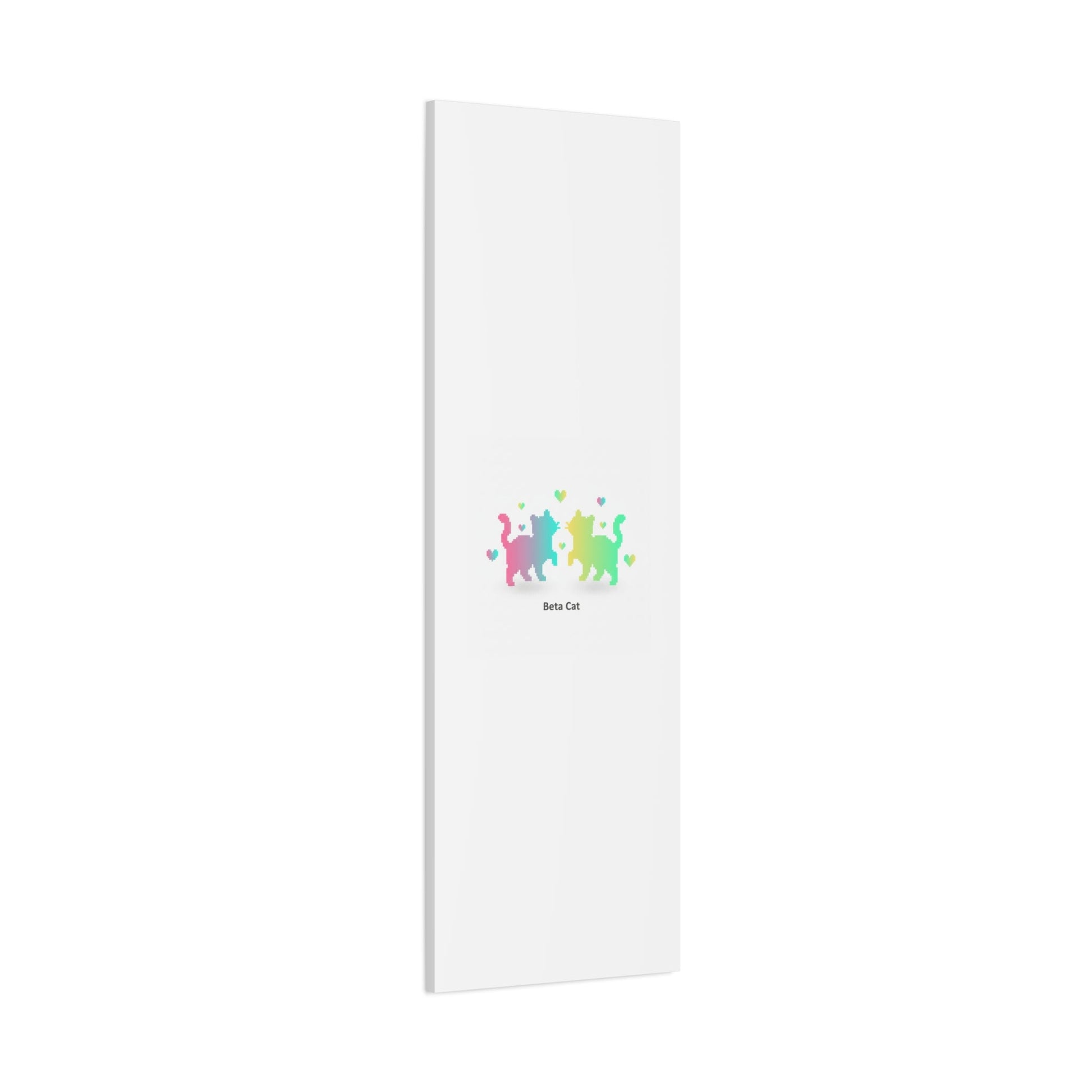 Pixel Pet Cats Canvas | Pixel Pet Nostalgia, 8 - bit Device Aesthetic - FloofChonk