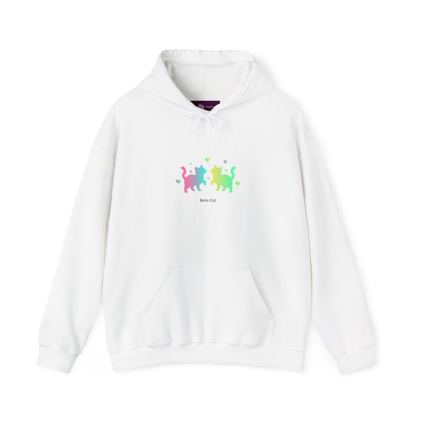 Pixel Pets trio hoodie | Pixel Pet Nostalgia, 8 - bit device art - FloofChonk