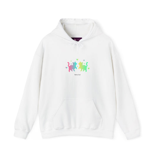 Pixel Pets trio hoodie | Pixel Pet Nostalgia, 8 - bit device art - FloofChonk