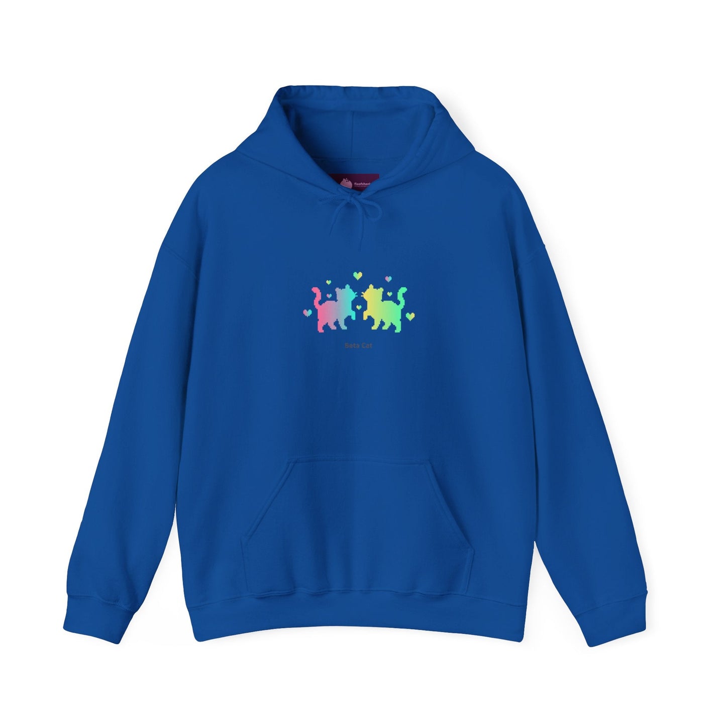 Pixel Pets trio hoodie | Pixel Pet Nostalgia, 8 - bit device art - FloofChonk