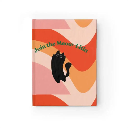 Playful Cat Journal - Join the Meow - Litia | Cute Notebook for Cat Lovers - FloofChonk