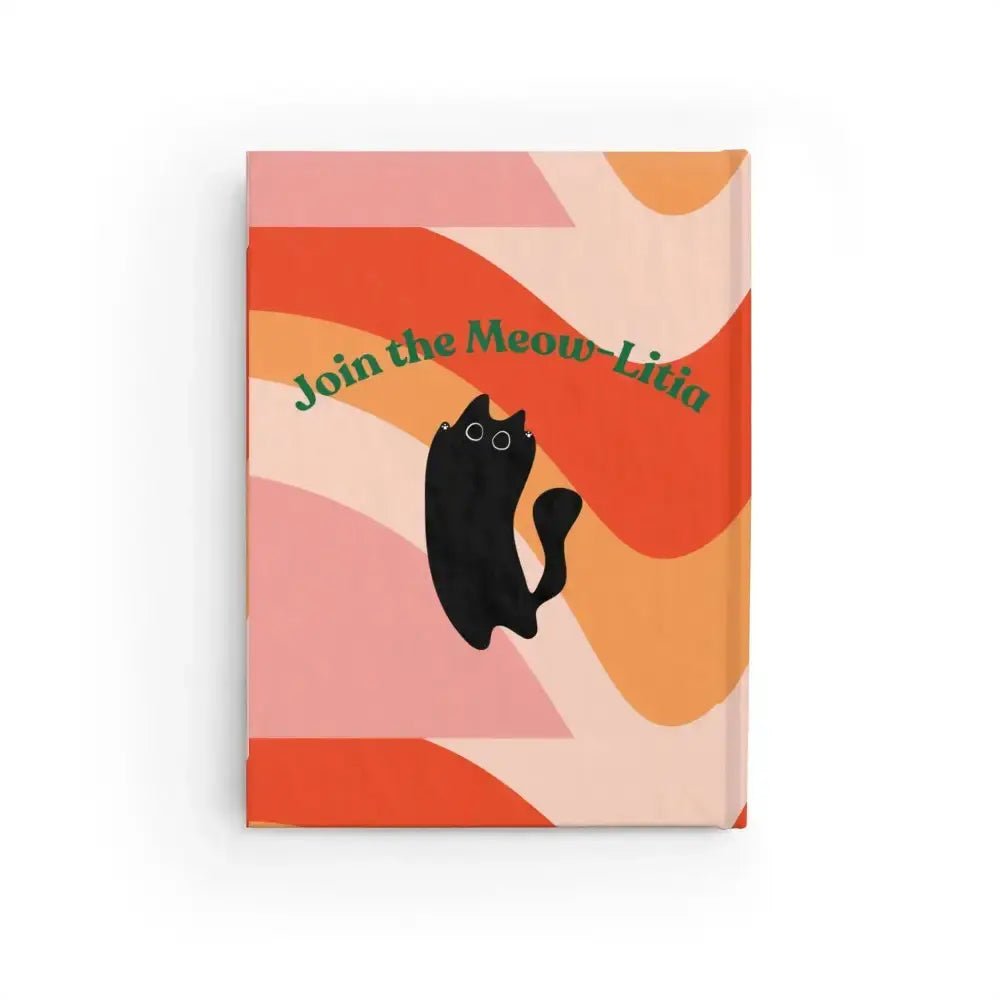 Playful Cat Journal - Join the Meow - Litia | Cute Notebook for Cat Lovers - FloofChonk