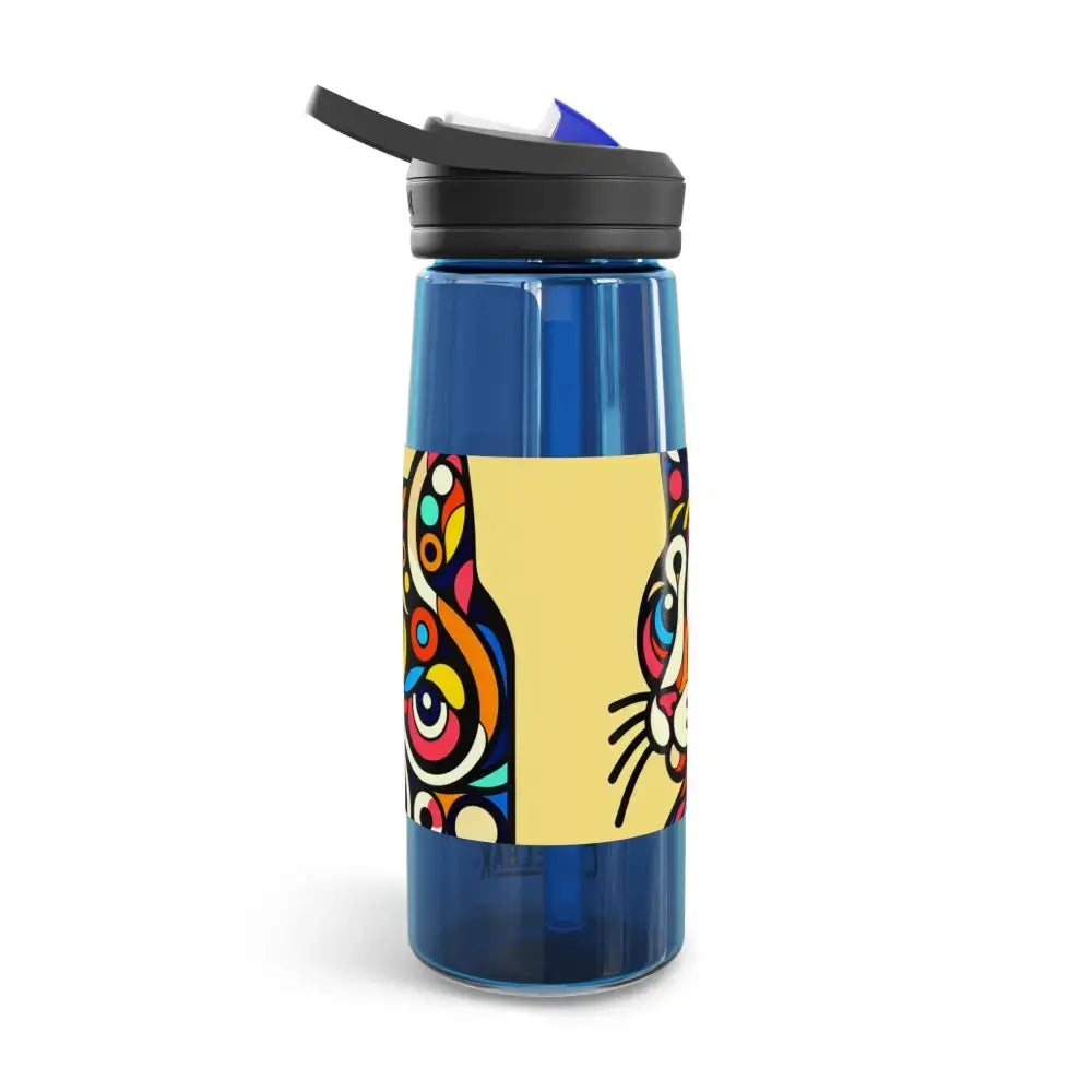 Pop Art Cat Water Bottle - 20oz/25oz CamelBak Eddy® - 25oz / Oxford Blue - Mug