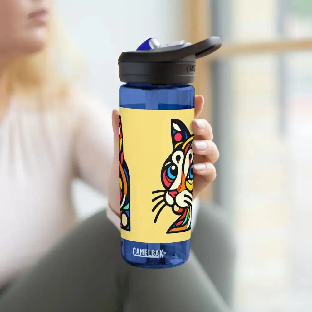 Pop Art Cat Water Bottle - 20oz/25oz CamelBak Eddy® - FloofChonk