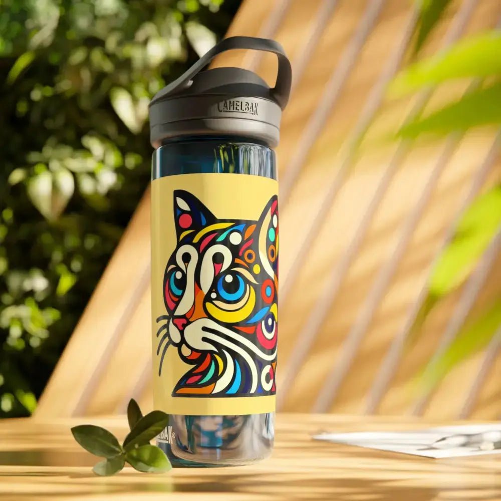 Pop Art Cat Water Bottle - 20oz/25oz CamelBak Eddy® - FloofChonk