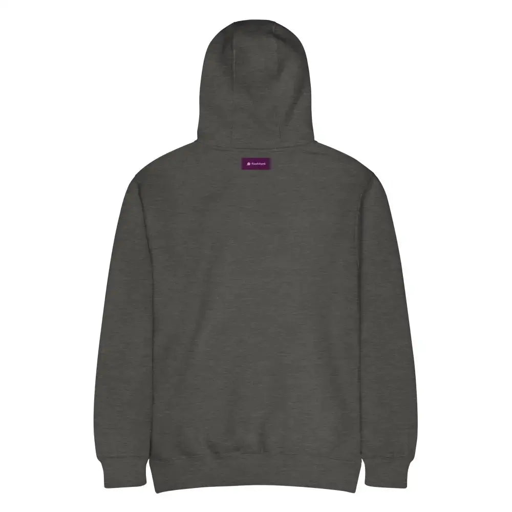 Premium Mid - Weight Hoodie with Peeking Cat - FloofChonk