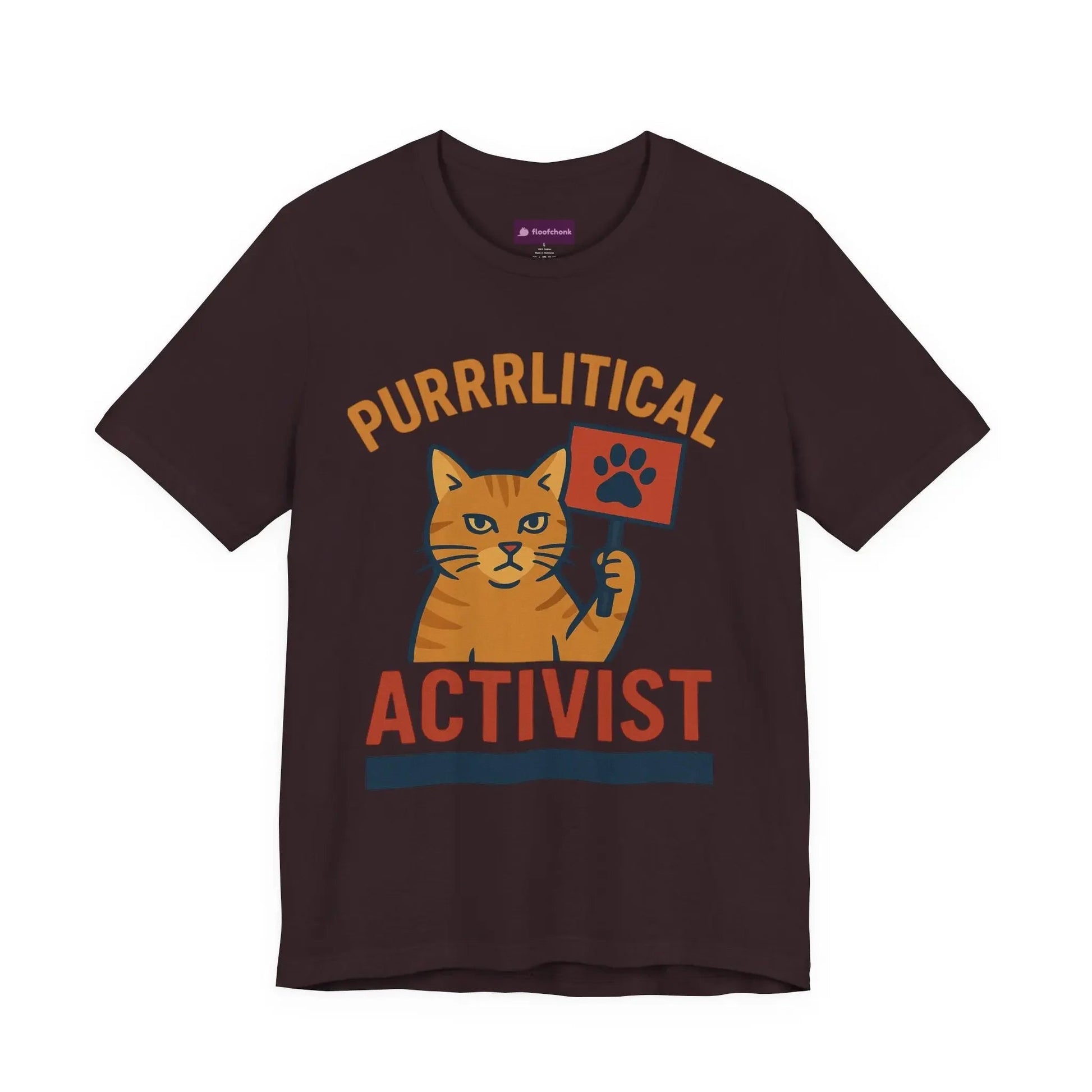 Purrlitical Activist T-Shirt - FloofChonk