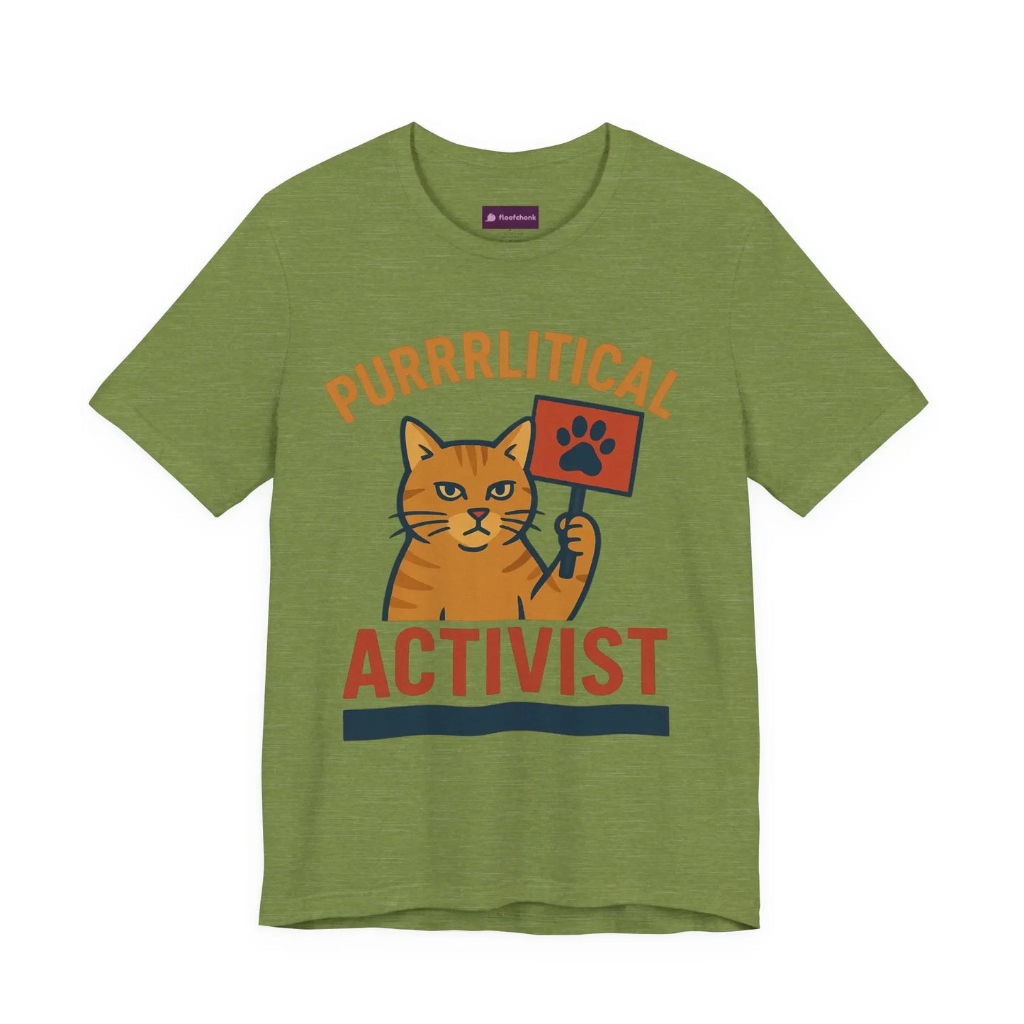 Purrlitical Activist T-Shirt - FloofChonk