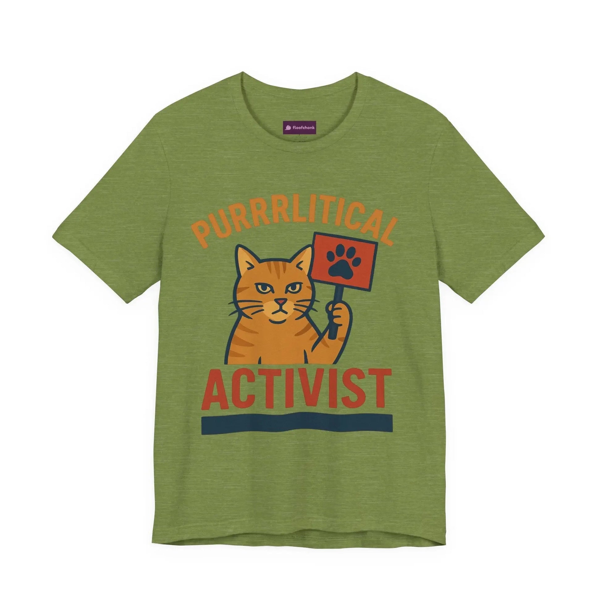 Purrlitical Activist T-Shirt - FloofChonk