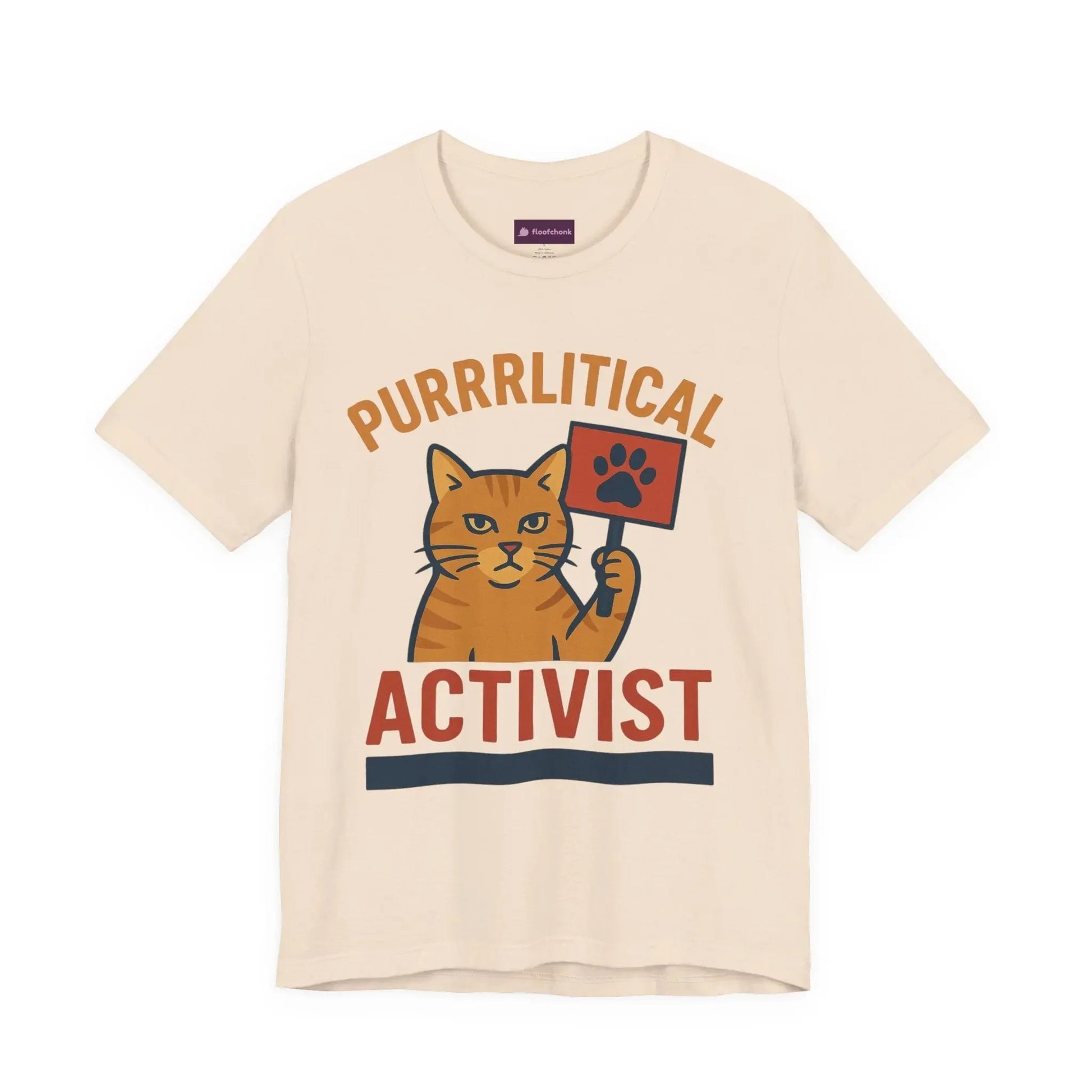 Purrlitical Activist T-Shirt - FloofChonk