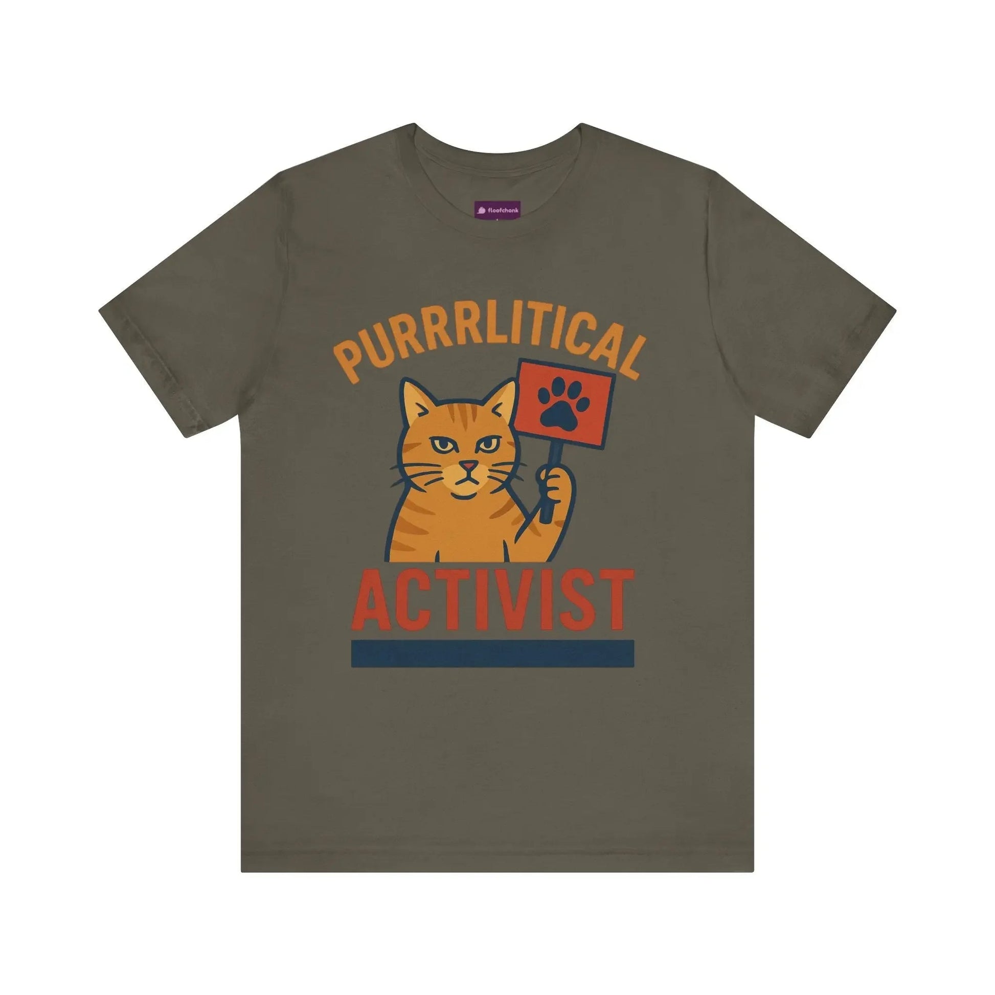 Purrlitical Activist T-Shirt - FloofChonk