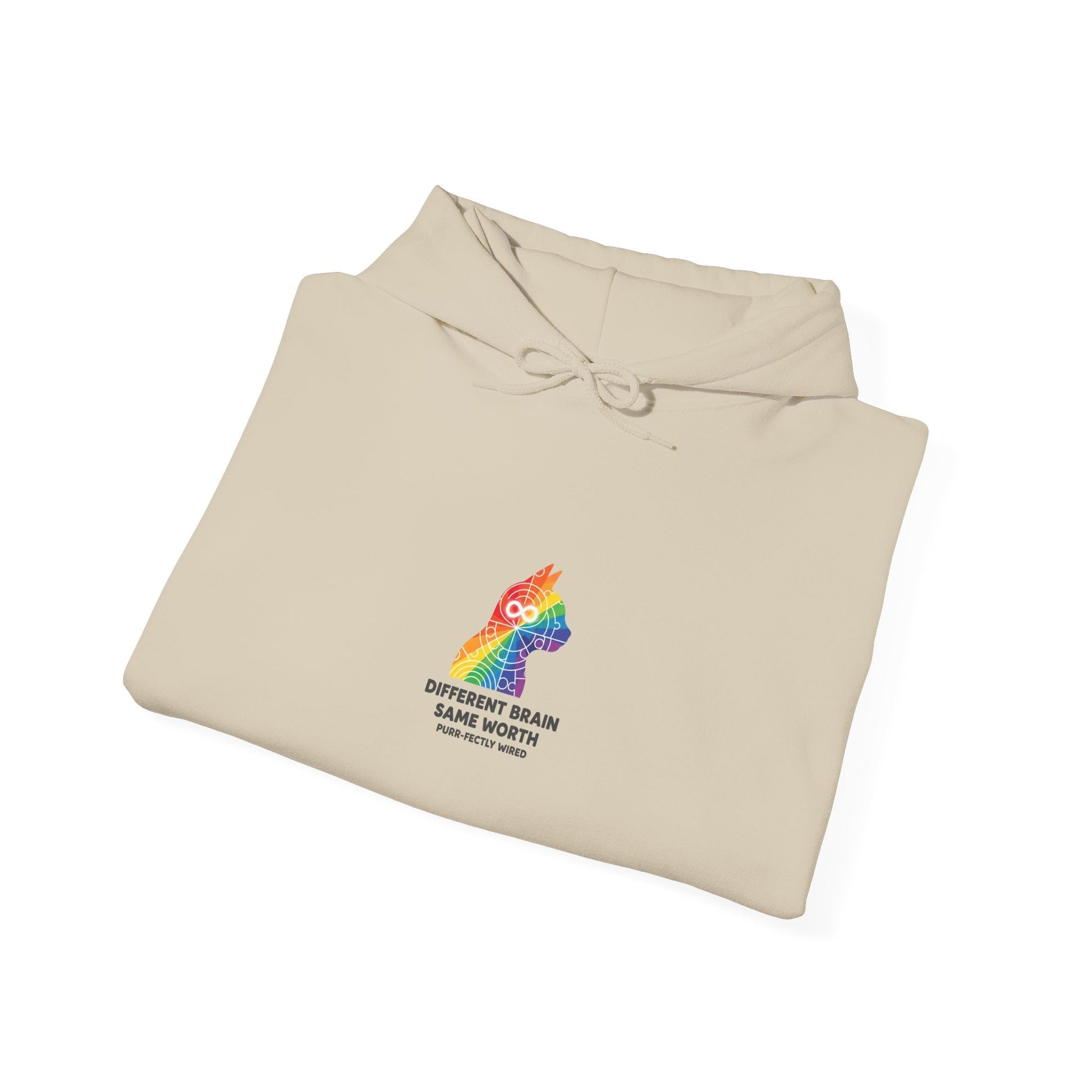Rainbow Campfire Hoodie - 'Campfire Makes Everything Better' Cozy Graphic Sweatshirt - FloofChonk
