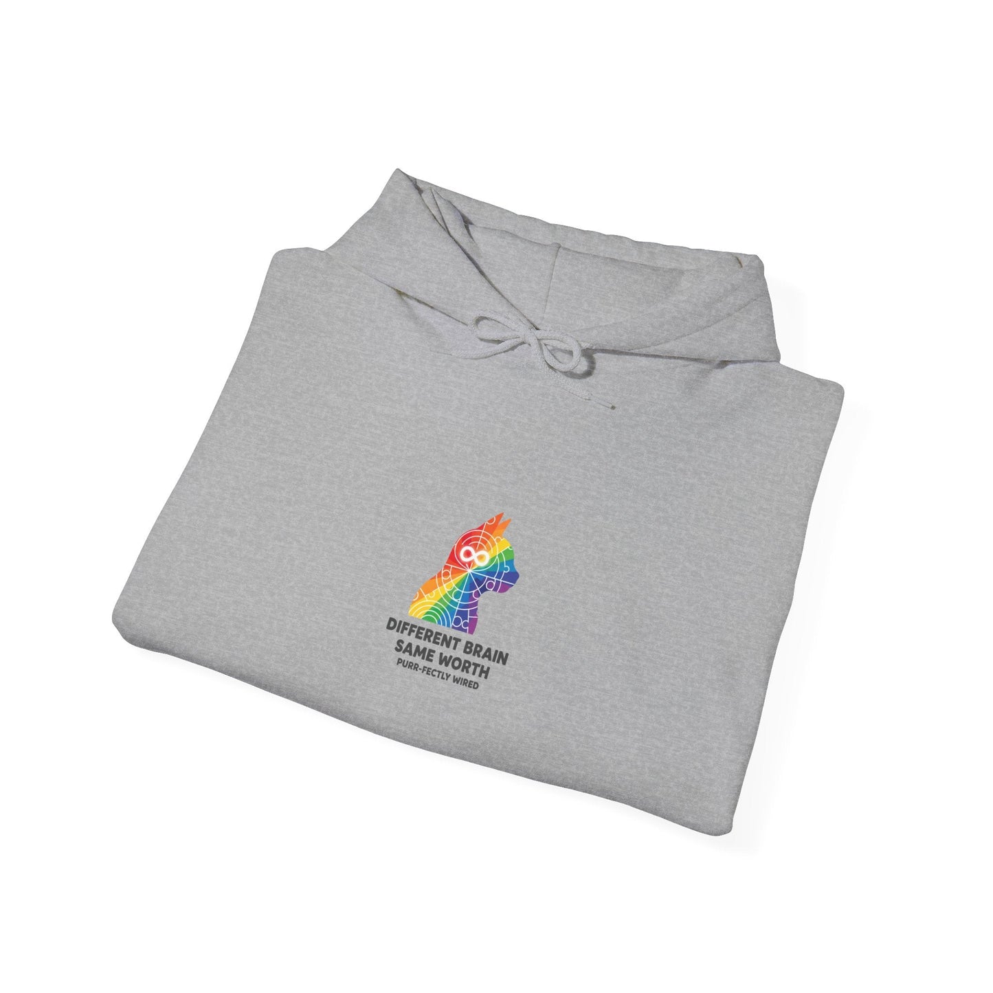 Rainbow Campfire Hoodie - 'Campfire Makes Everything Better' Cozy Graphic Sweatshirt - FloofChonk