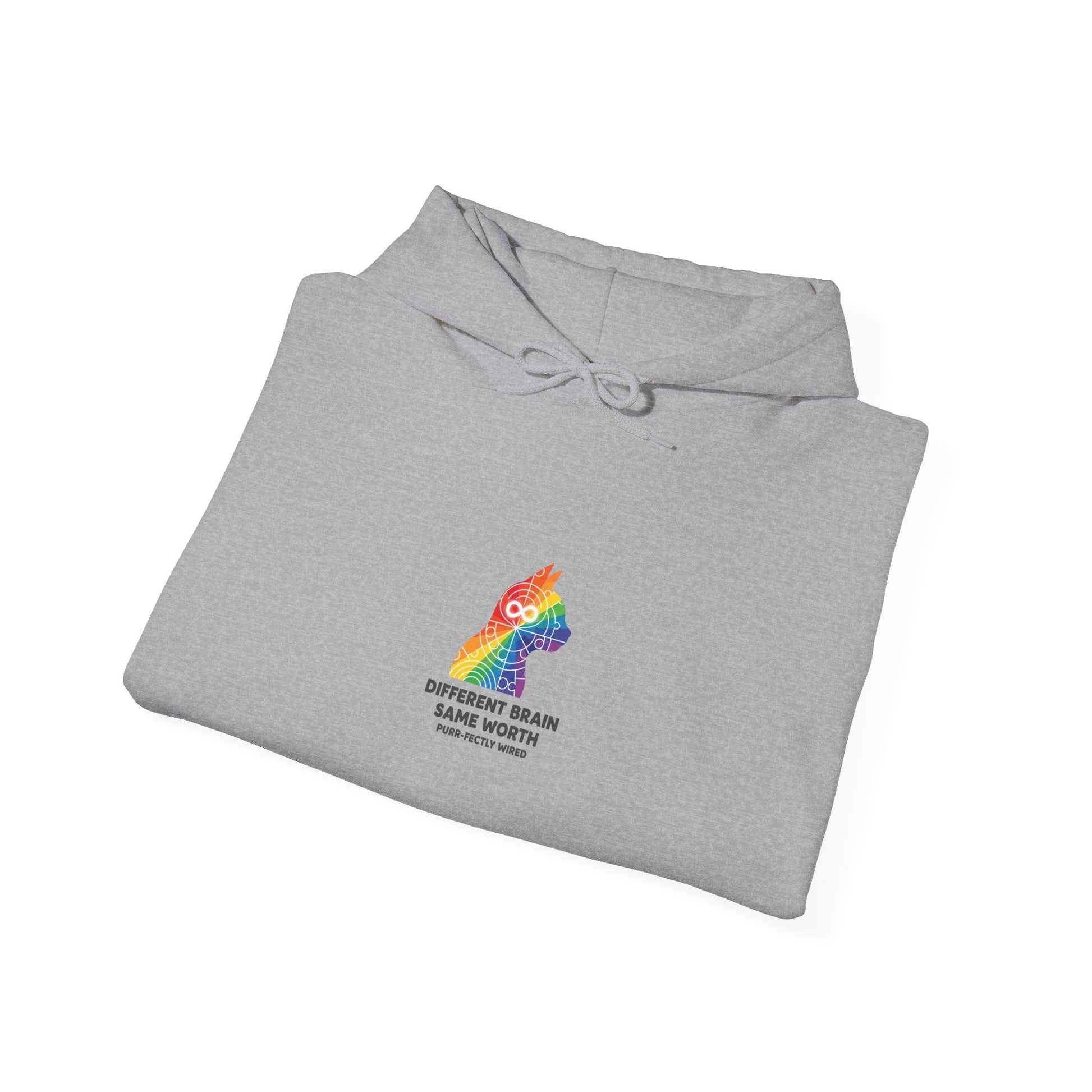 Rainbow Campfire Hoodie - 'Campfire Makes Everything Better' Cozy Graphic Sweatshirt - FloofChonk