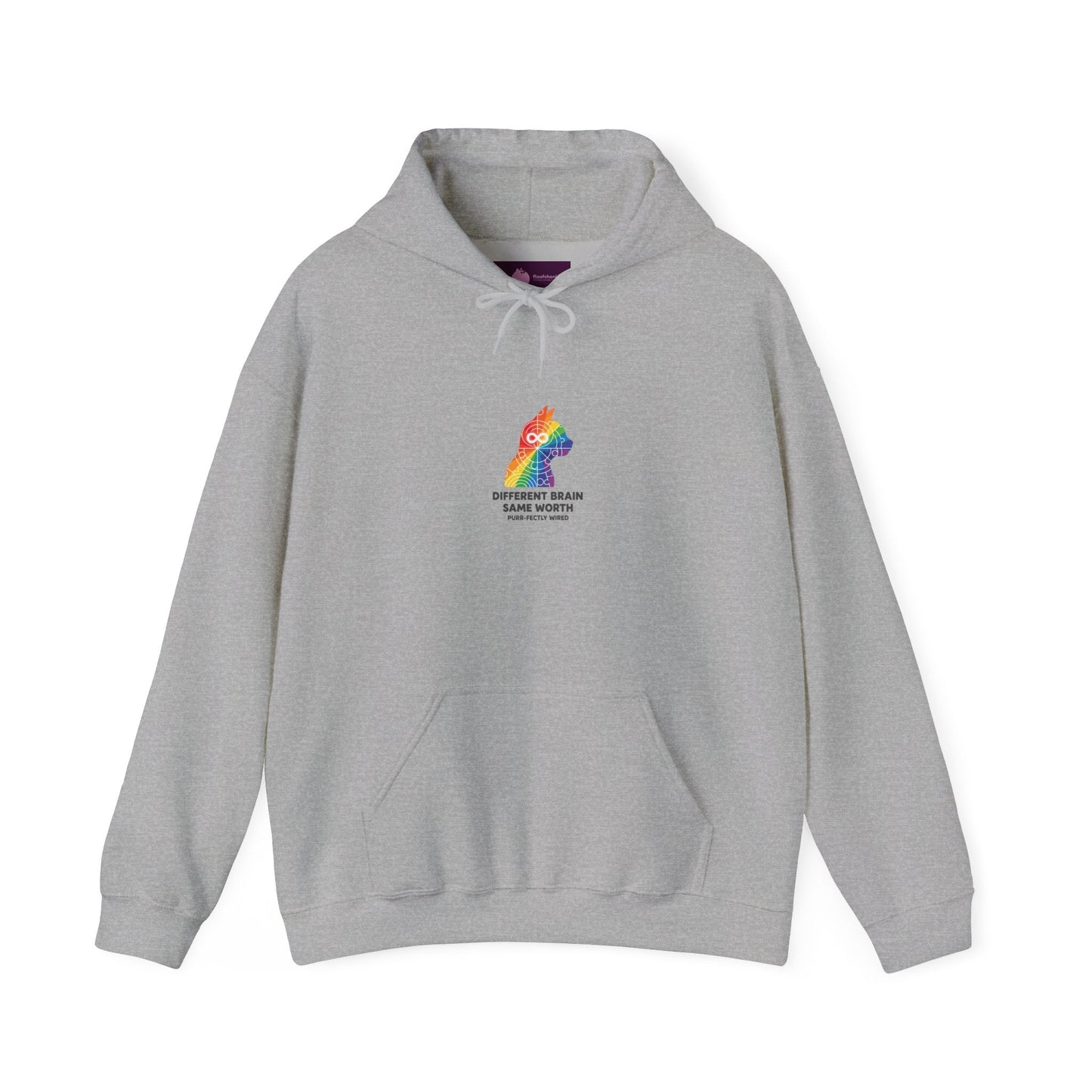 Rainbow Campfire Hoodie - 'Campfire Makes Everything Better' Cozy Graphic Sweatshirt - FloofChonk